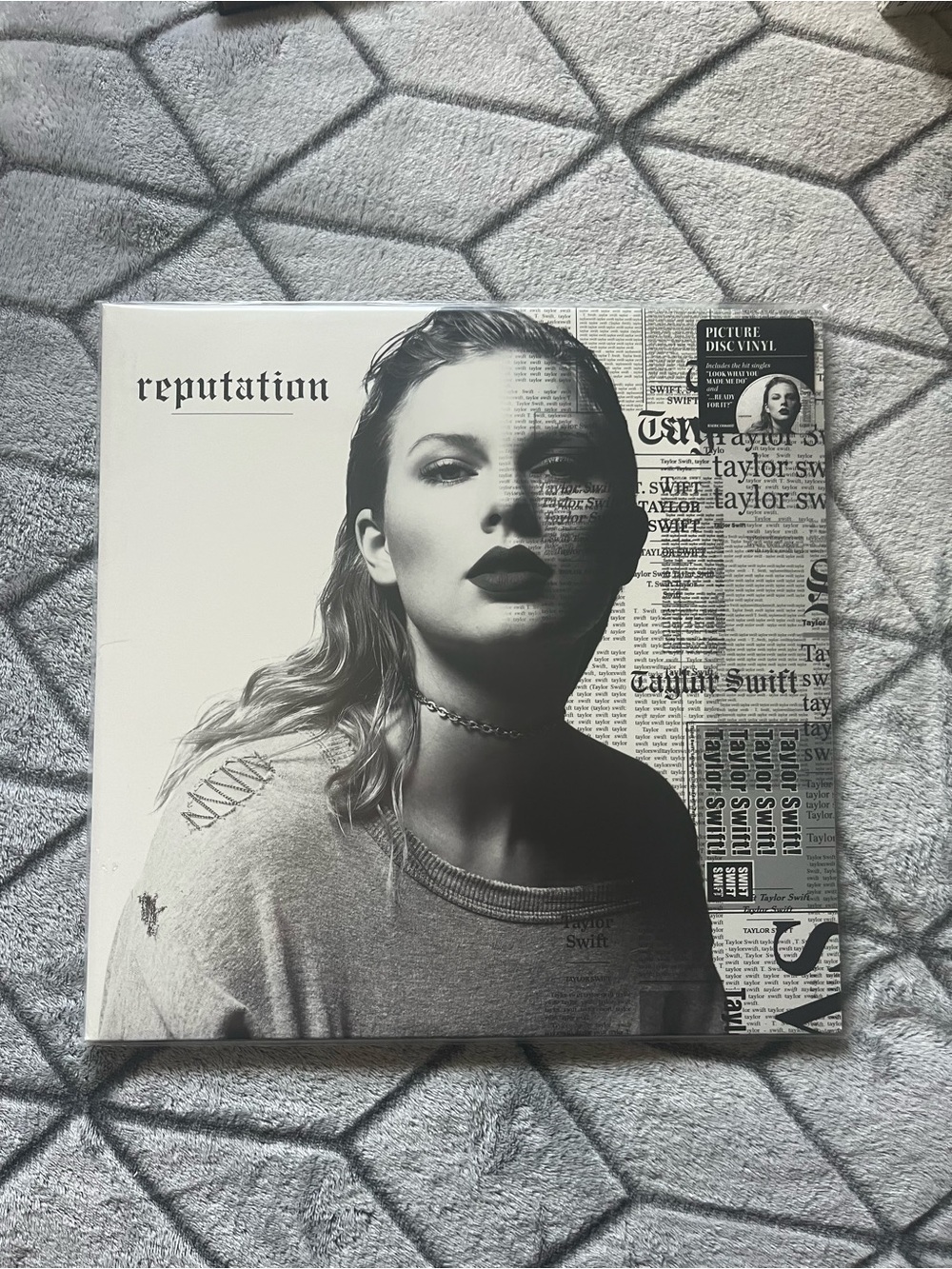 Taylor Swift Reputation Vinyl Picture Disc Hype Sticker Rep Vinyl Album